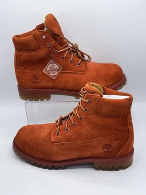 Timberland 6 Pulgadas Premium Gamuza Botas Junior 'Dark Rust' Niños Talla 7 - TB0A1BKS Foto 1 de 4