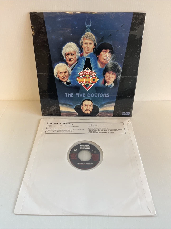 DOCTOR WHO THE FIVE DOCTORS LASERDISC VG+ 3717-80 - Image 1 of 4
