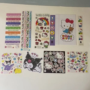 Sanrio Pfeifenstifte Hello Kitty & Friends Aufkleber Set - Bild 1 von 3