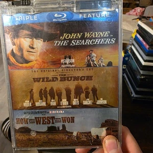 The Searchers Blu-ray Triple Feature John Wayne The Wild Bunch 1969 - Bild 1 von 1