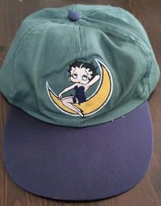 Betty Boop Crescent Moon Espalda Elástica Verde y Azul - 1994 - Oficial - De Colección - Imagen 1 de 4