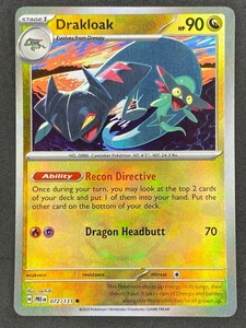 Pokémon Drakloak Poke Ball Reverso 072/131 PRE Evoluciones Prismáticas Casi Nuevo - Imagen 1 de 2