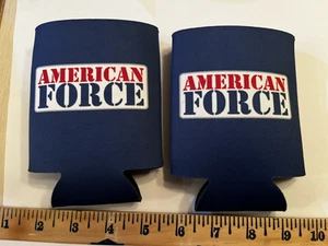 American Force Wheels Logo Black Adjustable Trucker can koozies (2) - Picture 1 of 1
