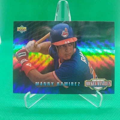 1994 Upper Deck Manny Ramirez Mickey Mantle's Long Shots Hologram Card  — 第 1/4 张图片