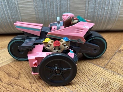 Paw Patrol Mighty Película Liberty & Junior Patrollers-Superhéroe Scooter Figura Set Foto 1 de 4