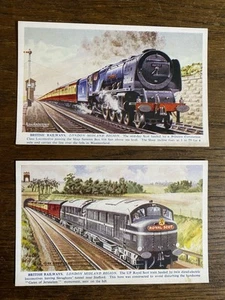 British Railways-London Midland Region-Alan Anderson-Salmon-Vintage Postcards-2 - Picture 1 of 2