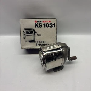 Hunt Boston KS 1031 temperamatite NOS supporto da scrivania a parete con scatola - Foto 1 di 5