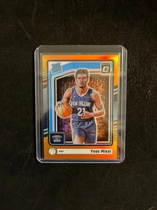 2024-25 Panini Donruss Optic Yves Missi #265 Rated Rookie Orange Prizm 172/175 - Picture 1 of 2