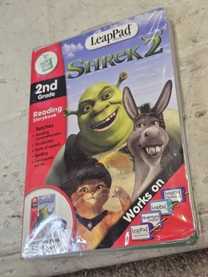 Shrek 2 LeapFrog LeapPad Reading Storybook & Cartridge 2nd Grade LEAP FROG PAD - Image 1 of 4