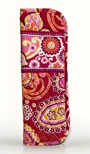 Vera Bradley Flat & Lockenstab Etui gesteppter Bezug Raspberry Fizz - Bild 1 von 10