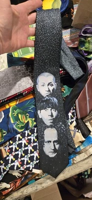 Corbata rizada vintage 3 chiflados Larry Moe para hombre de Ralph Martin novedad 1994 Foto 1 de 4