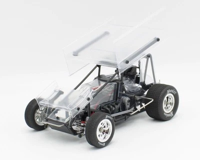 1RC Racing Sprint Car 4.0 1/18 Brushless RTR 2WD Oval Racer (Clear) [1RC1097] - Image 1 of 2