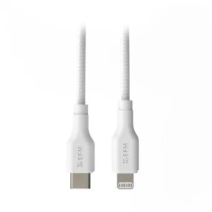 EFM Type-C to Lighting Cable for Apple Devices - 3M Length - White - Picture 1 of 3