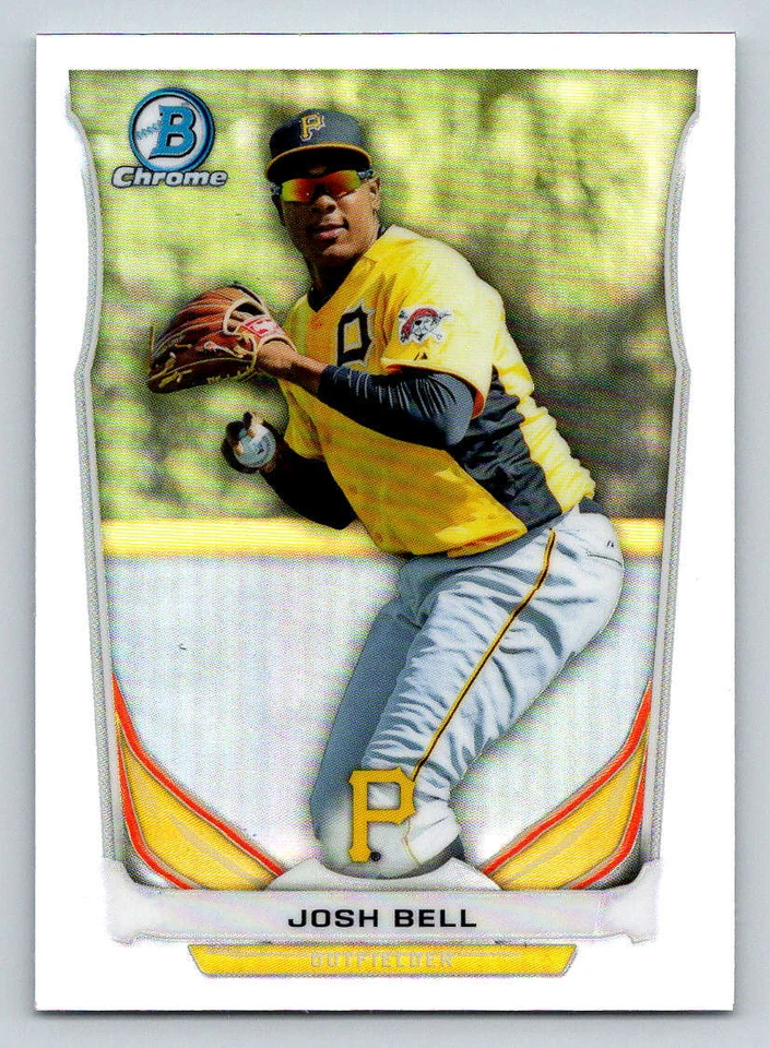 2014 Bowman Chrome Draft Top Prospects Refractors #CTP16 Josh Bell (ref 173183) - Image 1 of 2