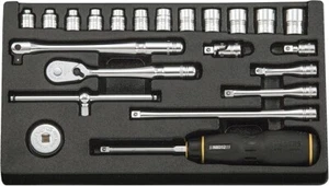 Kyoto Machine Tool (KTC) Nepros Socket Wrench Set of 22 NTB222XA Drive 6.3mm New - Picture 1 of 3