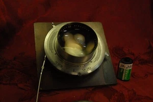 VERY RARE LENS WOLLENSAK RAPTAR 302MM 4.5 IN ALPHAX SHUTTER - Picture 1 of 7