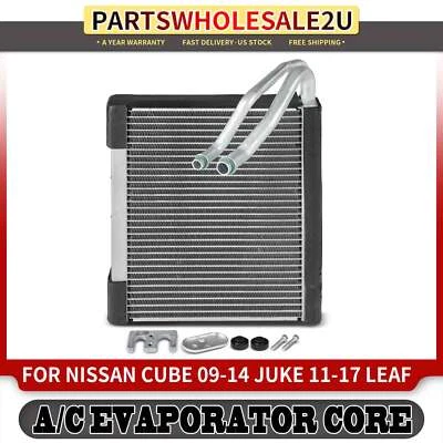 Núcleo evaporador de aire acondicionado delantero para Nissan Cube 2009-2014 Juke 2011-2017 flujo paralelo Foto 1 de 4