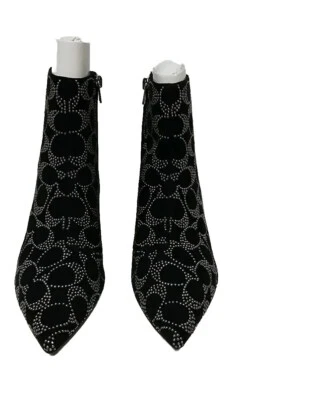 Botín Coach Nuevo En Caja Jewel SIG Para Mujer Negro Gamuza BTE Talla 6.5 Tacón Gatito Foto 1 de 4