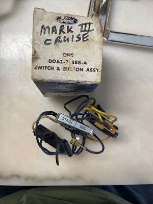 NOS 1970 - 1974 FORD GALAXIE LTD THUNDERBIRD CRUISE CONTROL SWITCH SET KIT NEW - Image 1 of 2