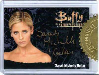 BUFFY THE VAMPIRE SLAYER ULTIMATE COLLECTOR'S 3 SARAH MICHELLE GELLAR AUTOGRAPH - Image 1 of 2