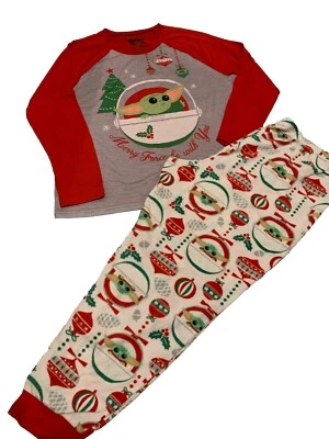 Star Wars Women PJ Set Baby Yoda Christmas XXL - Image 1 of 4