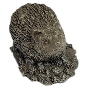 THE HEDGEHOG FRANKLIN MINT JANE LUNGER PEWTER WOODLAND ANIMALS 1981 FIGURINE - Picture 1 of 4