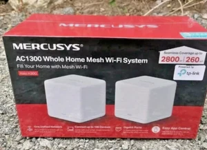 AC1300 H30G 2 pack Whole Home Mesh Wi-Fi System, Coverage up to 2,800 ft² - Picture 1 of 1