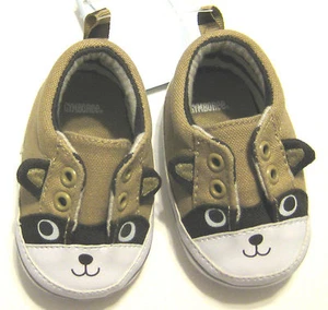 New GYMBOREE Size 01 (4 Inches) Beige Crib Shoes - Picture 1 of 1