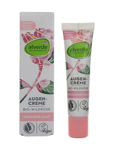 Crema de ojos cosmética natural Аlverde rosa silvestre orgánica piel seca 15 ml - Imagen 1 de 5