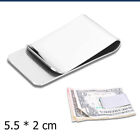 Silver Stainless Steel Money Clip Metal Pocket Holder Wallet Credit Card Holder