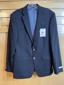 Calvin Klein Men’s Single Breast Navy Extreme Slim Fit 97% Wool Blazer Jacket 40 - Picture 1 of 11
