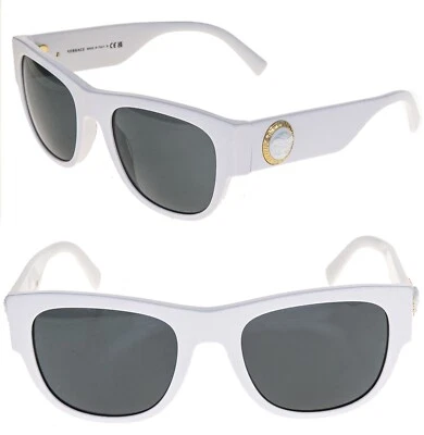 Gafas de sol unisex VERSACE 4359 THE CLANS MEDUSA ARES STUD emblema blanco VE4359 Foto 1 de 4
