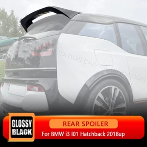 Alerón de ventana de techo trasero negro brillante para BMW I3 i3S hatchback 2014-2022 - Imagen 1 de 13