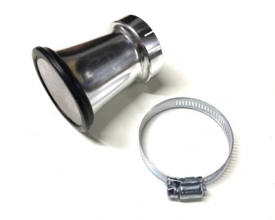 35mm Sport Tuning Luftfilter Kelchform Silber für Mofa Moped Mokick - Bild 1 von 2