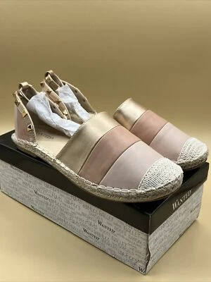 Sandalias planas Wanted SANIBEL oro rosa talla 10 M 838993 nuevas Foto 1 de 4