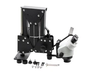 Stereo Microscope with Hard Aluminum Stand Jewelry Microscope Dental j - Picture 1 of 6