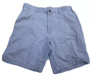 Roundtree and Yorke Easy Care Flat Front Tan Short Mens Size 38x10 - Picture 1 of 5