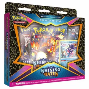 Pokemon Sword and Shield 4.5 Shining Fates Mad Party Pin Collection Galarian ... - Foto 1 di 2