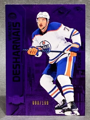2023-24 Skybox Metal Universe Purple Spectrum FX #188 Vincent Desharnais 90/199 - Image 1 of 2