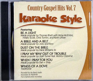 Country Gospel Hits Volume 7 Christian Karaoke Style NEW CD+G Daywind 6 Songs - Picture 1 of 2