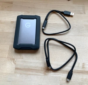 G-Technology 2TB ArmorATD All-Terrain Rugged Portable External Hard Drive- Grey - Picture 1 of 7