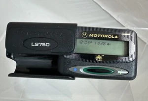 Vintage Motorola Pager LS750 Flex Black Clip Case - Picture 1 of 9