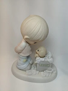 Precious Moments Special Edition "You Just Cannot Chuck A Good Friendship" 1987  - Picture 1 of 5