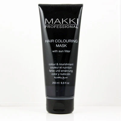 MAKKI PROFESSIONAL GREY GRAY HAIR COLOUR DYE SEMI PERMANENT - COLOURING MASK