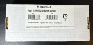 OEM Apple Memory Module M8833G/A 512MB PC2700 DDR-333 184pin PowerMac NOS - Picture 1 of 9