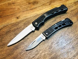 Vintage Pre86&1996 Buck USA 444, 425, Bucklite Folding Hunting Knife (Lot of 2) - Picture 1 of 19