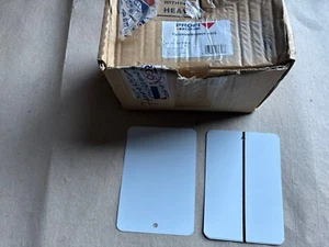 10x Farbmusterbleche, weiß von PROFI COLOR, 15 cm x 10,5 cm - Bild 1 von 2