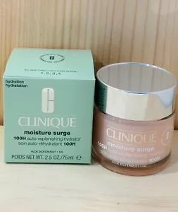 CLINIQUE Moisture Surge 100H idratante auto-ricostituente 2,5 oz/75 ml ~ lotto fresco - Foto 1 di 2
