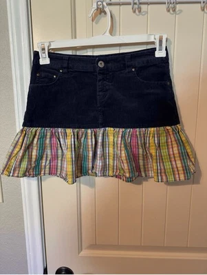 Falda a Cuadros Ralph Lauren Niñas Pana con Cordón - Talla 14 Nueva con Etiquetas Foto 1 de 4