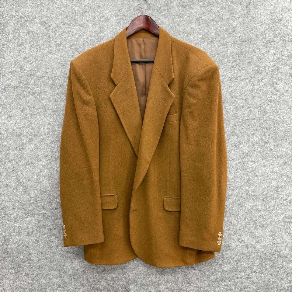 Gianfranco Ruffini Mens Blazer Jacket Single Breasted, Italy, 100% Cashmere 54R - Image 1 of 4